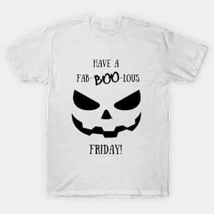 Spooky Pumpkin Face Fridays T-Shirt